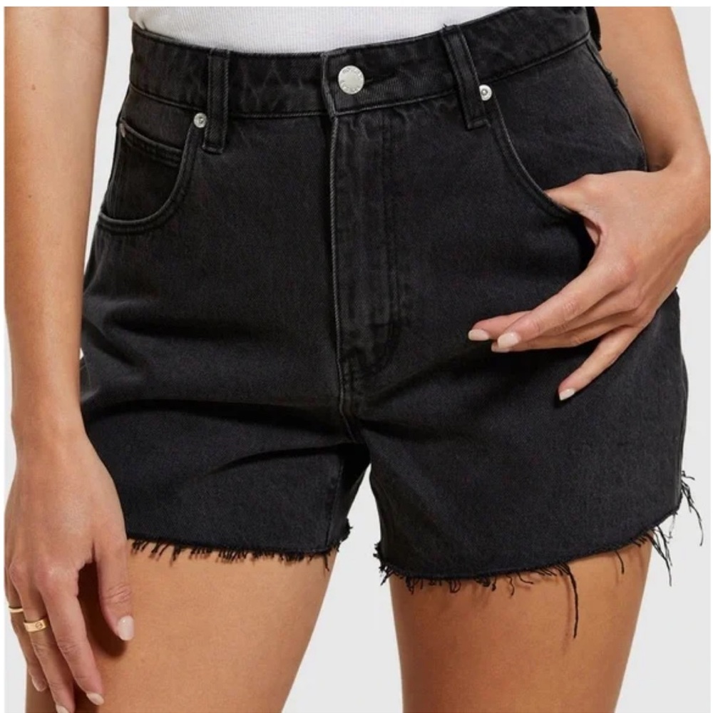 ROLLA'S Black Jean Shorts